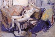 Edouard Vuillard Sofa of nude women oil painting reproduction